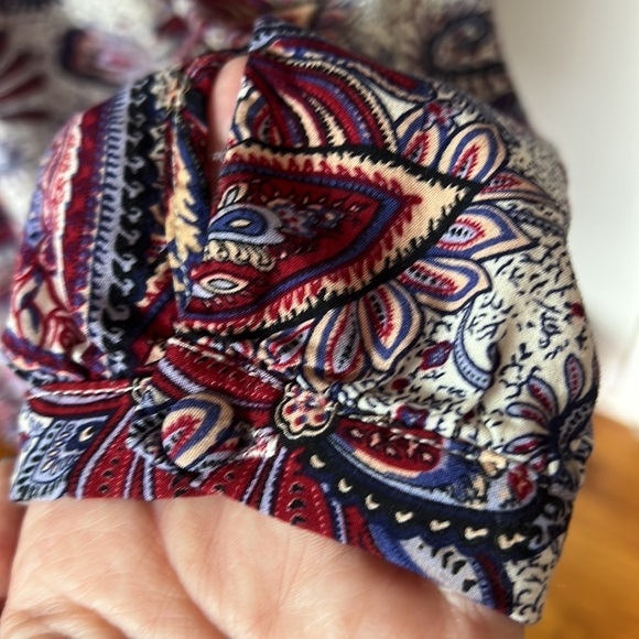 UMGEE USA TUNIC TOP SZ S OVERSIZED FALL COLORS COTTON BLEND SOFT - Picture 4 of 9